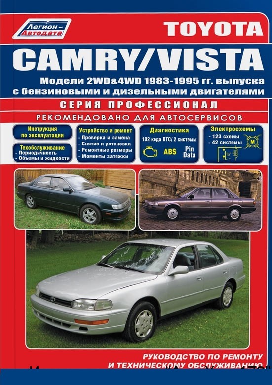 Книга Toyota Camry & Vista 1983-1995 гг