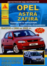 Opel Astra/Zafira с 1998-2000 гг