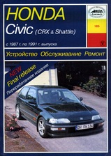 Honda Civic (CRX & Shattle) с 1987-1991 г