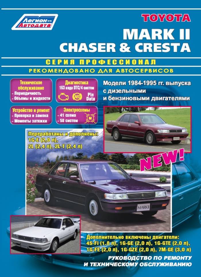 Toyota Cresta с 1984-1995 гг серия Профессионал
