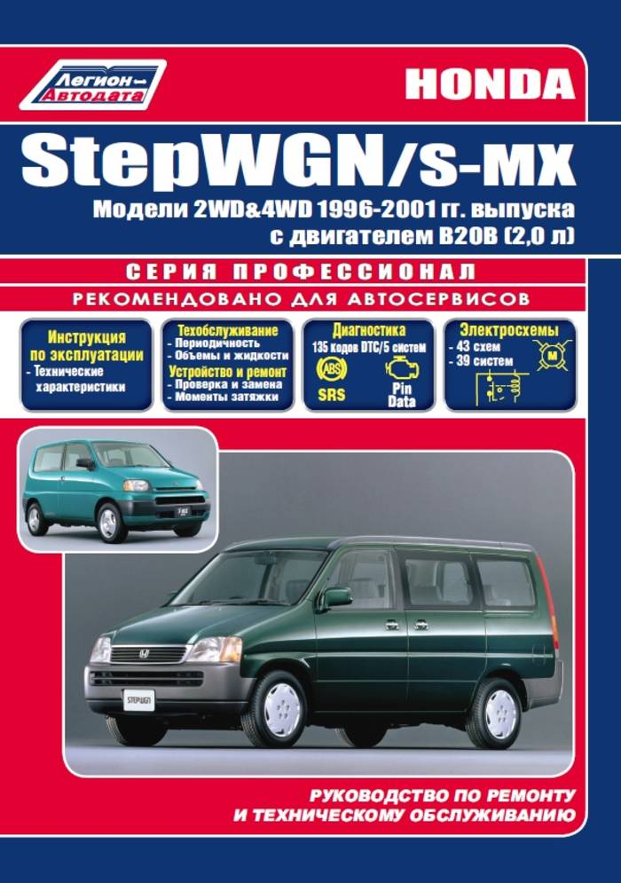 Honda StepWGN/S-MX с 1996-2001 гг