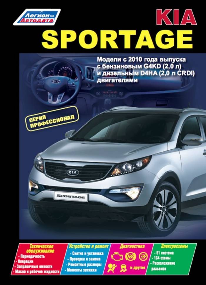 Kia Sportage 3 с 2010 г  серия Профессионал