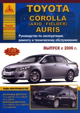 Toyota Corolla/Axio/Fielder/Auris c 2006 г