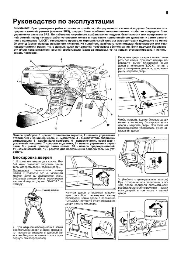 Mazda инструкция. Mazda Demio 2001 1.3 схемы. Мазда Демио 2006г 1.3 мануал. Руководство по эксплуатации Mazda в2500. Эксплуатационная книга Мазда Демио.